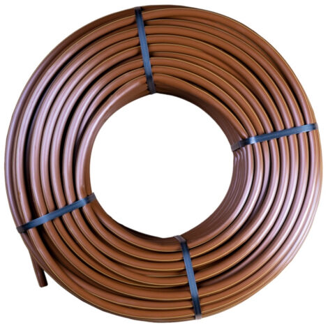 Tuyau Goutte-à-goutte Autorégulant ø16 Mm X 25 M - 2 L/h - Marron - Rain