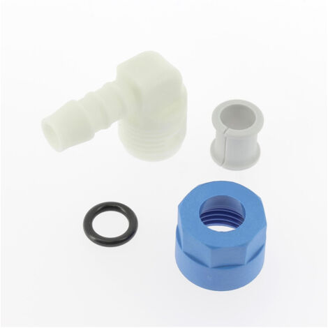 Raccord angulaire pour chauffages combinés et chauffe-eaux – Filetage 1/2" – Tuyau souple – Longueur 47mm – Largeur 39mm – Diamètre 10mm – Truma (1/3)