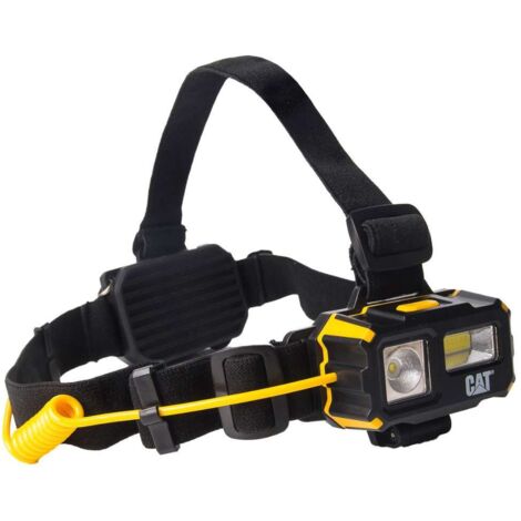 Baladeuse Et Lampe Torche Frontale Cat à Led 170 Lum (baladeuse) / 250 Lum (lampe Torche), 4 Fonctions. Livré Avec 3 Piles Aaa. (1/4)