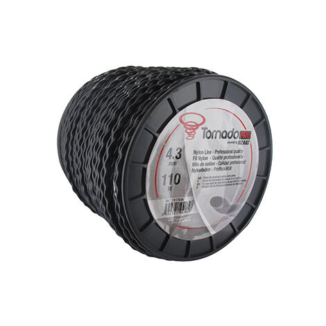 OZAKI Fil Nylon Carré 3,30 Mm - Bobine 90 M Matières Vierges, Haute Résistance Et Excellente Tenue Œillet