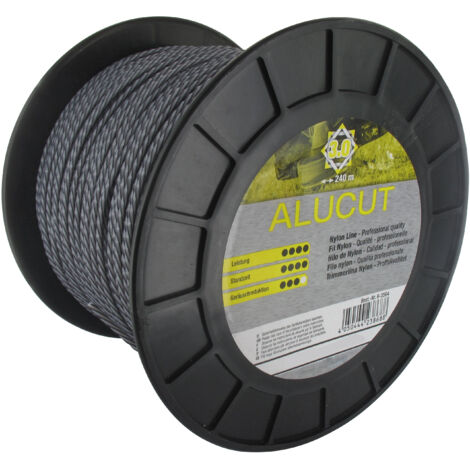 Bosuya Grastrimmer Draad Trimmerdraad Gazon 2,4 mm x 100m Maaidraad Nylondraad Bosmaaier Trimmer Bosuya Grastrimmer Draad Trimmerdraad Gazon 2,4 mm x 100m Maaidraad Nylondraad Bosmaaier Trimmer