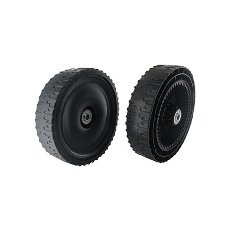 2 Roues Avant Avec Enjoliveurs Pour Tondeuse Scheppach MS161-46 – Remplacement Facile Et Durable - 6