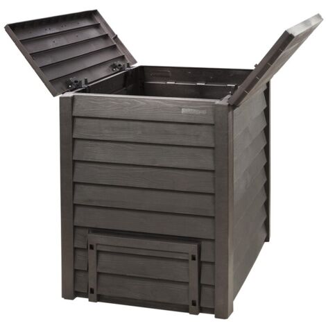 GARANTIA - Composteur Thermowood 400l marron 72x90cm. (1/3)