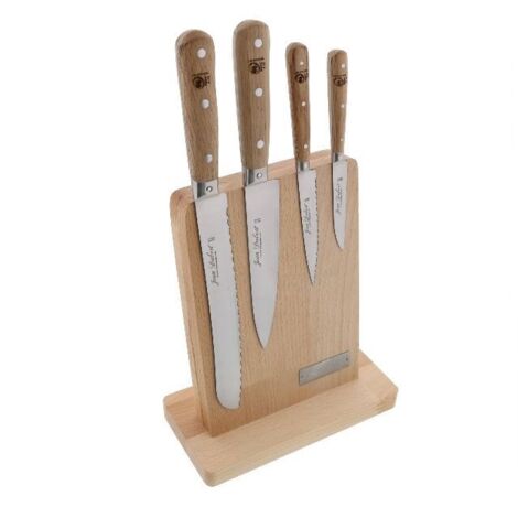 Bloc de 4 couteaux bois - Jean Dubost - C0004220PEF036 (1/3)