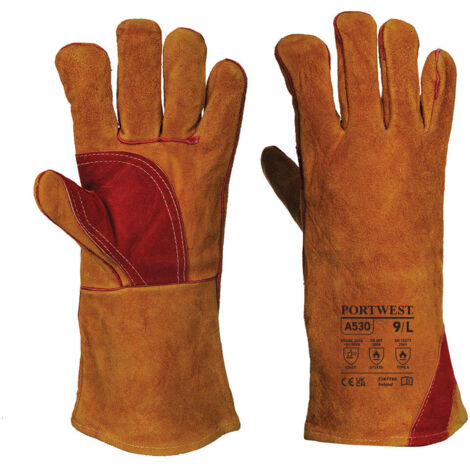 Gant Soudeur Renforcé - Taille M - Brun - Portwest