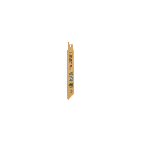 Lames De Scie Sabre Bi-metal Pour Bois Cloutes Réf. L204sl1505désignation 5 Lameslongueur 150 / 130 Mmdenture Variable 10 / 14 T (1/2)