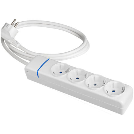 Extender With 4 2p+e Sockets, 16a 250v 1.5 M Cable H05vv-f 3g1.5mm². 8014p Solera (1/2)