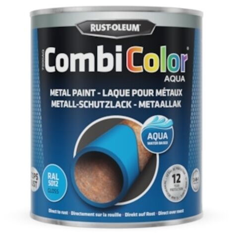 Peinture Combicolor Aqua Bleu Clair 0.75l Peinture Acrylique Multi-supports, Séchage Rapide - Bhappy (1/3)