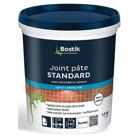 BOSTIK Joint pâte 1.5kg blanc - BOSTIK
