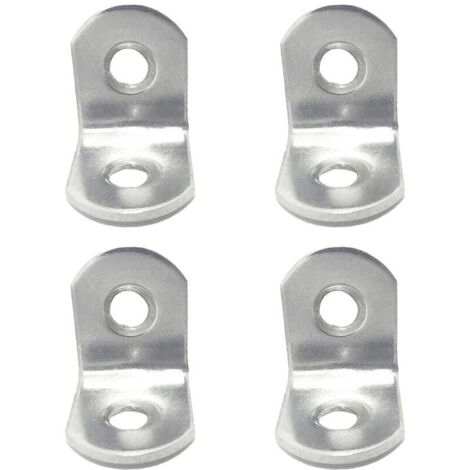 Angle De Renfort An24, Acier Inoxydable, 20 X 20 X 16 Mm. 4 Unités (1/5)