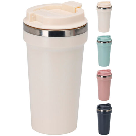Bouteille Isotherme Rae Dunn Faith - 17 Oz - Acier Inoxydable - Ivoire