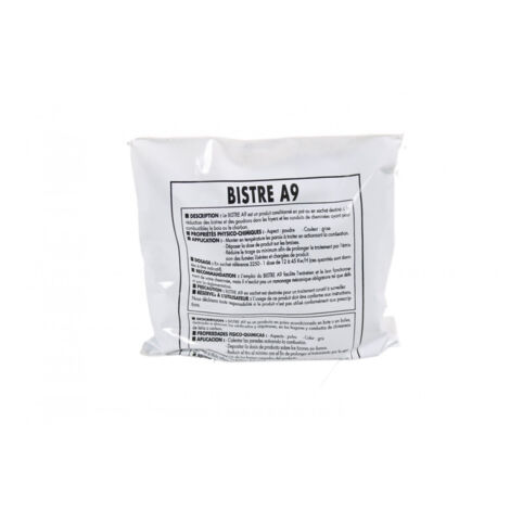 Progalva – Bistre A9 ramonage chimique – Poudre pour réduire goudrons et bistres – Conduits de cheminées bois et charbon – 1kg