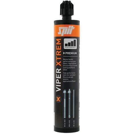 Spit – Résine de scellement chimique 280ml – Adhérence supérieure sur béton et maçonnerie – Durcissement rapide pour charges lourdes (1/8)