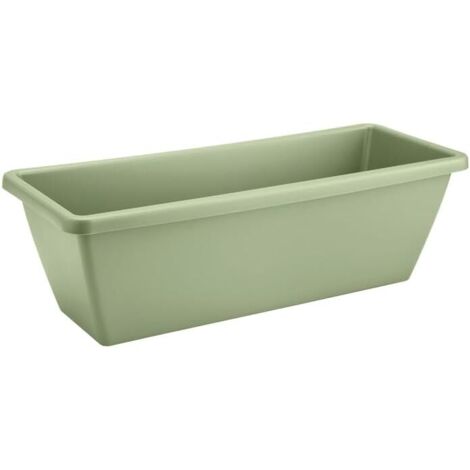 Jardinière Barcelona 40cm Vert Pistache - Elho (1/3)