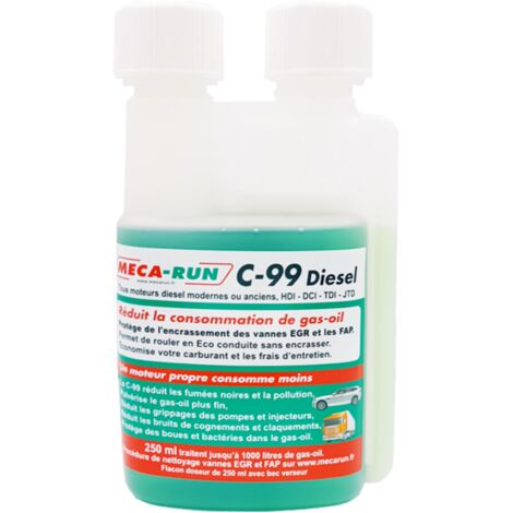 Additif carburant Mecarun C99 diesel 250ml – Nettoyage injecteurs et soupapes – Amélioration combustion et performances moteur