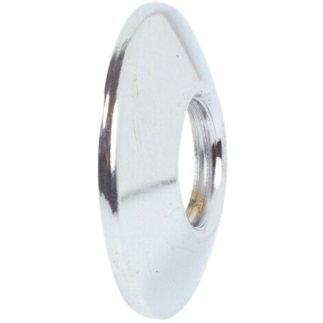 Watts – Rosace chrome 15 cm – Métal chromé – Pour luminaires standards – Accessoires inclus : vis de fixation