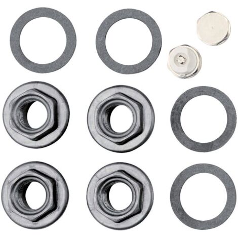 Chappee – Raccord de robinetterie 1'' – Kit de bouchonnage avec 2 réductions 26 X 15 gauche/droite – Bouchon purgeur 1/2' avec joint – Joints composites 1'