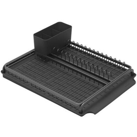 BRABANTIA Égouttoir à vaisselle Gris Foncé (1/4)