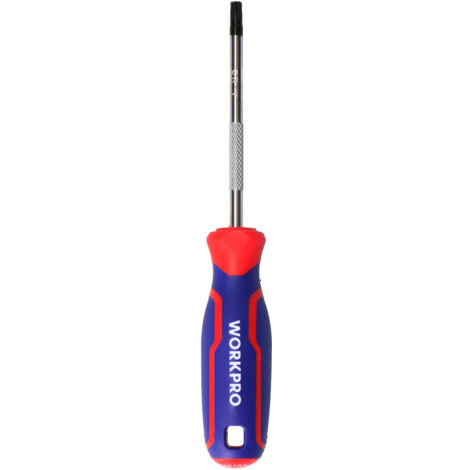 Tournevis Torx Cr-v Avec Manche Tricolore, T27x100mm Workpro (1/4)