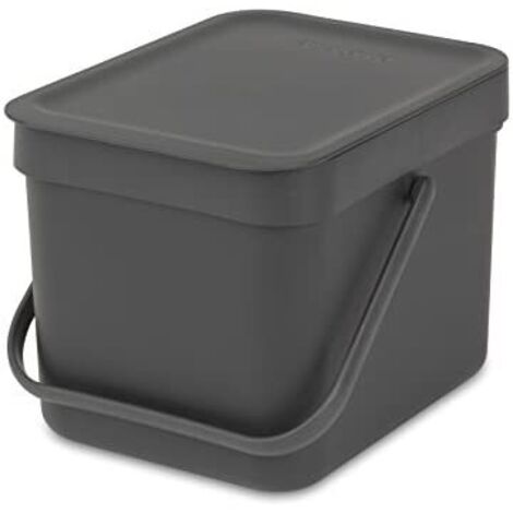 Poubelle 6 L Grey - Sort & Go - Brabantia (1/5)