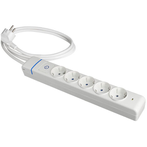 Extender With 5 2p+e Sockets, 16a 250v. Max.3680w 850°c Gwt. 51ils Solera (1/2)