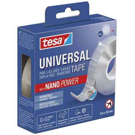 Ruban Double Face Transparent Tesa Fixation Invisible Polyvalente - Tesa (1/2)