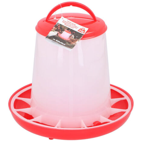 Mangeoire à Volailles 3 Kg ø25 X 26 Cm Nourriture Pour Animaux (1/2)