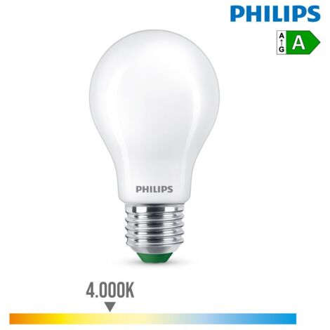 Ampoule Led Classique 4w 840im E27 4000k ø6x10,4 Cm Ultra Efficace, Lumière Du Jour. Philips (1/3)