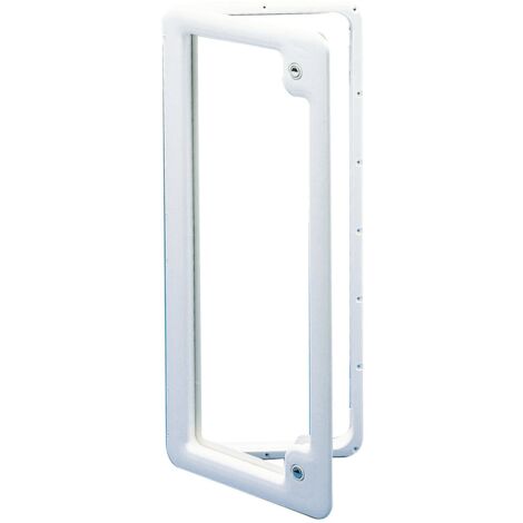 Portillon Thetford D5 avec 2 boutons coloris blanc crème pour caravane et camping-car