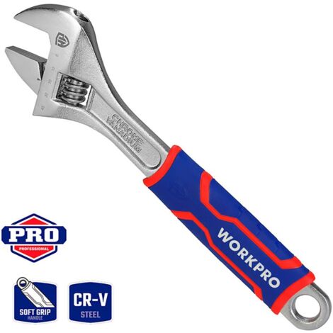 Outils Stanley Clé à Molette Multiprise WORKPRO 2-en-1 - Ouverture 42 Mm - Longueur 200 Mm Clé Pince WORKPRO 2-en-1