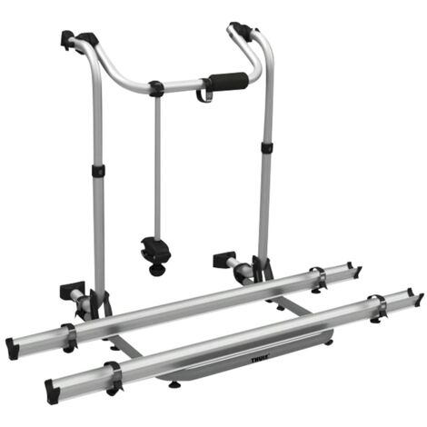 Porte-vélos 2 vélos aluminium – Charge max. 50 kg – Système de verrouillage – Transformable en porte 3 vélos – Thule