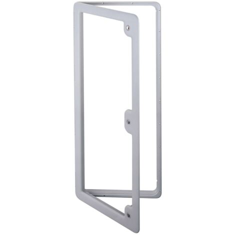 Portillon en plastique renforcé – Dimensions de passage 280 x 1050 mm – Épaisseur de paroi 24 à 40 mm – Coloris blanc – Thetford