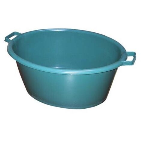 ALUMINIUM ET PLASTIQ - Baquet oval 45L 62x50cm vert