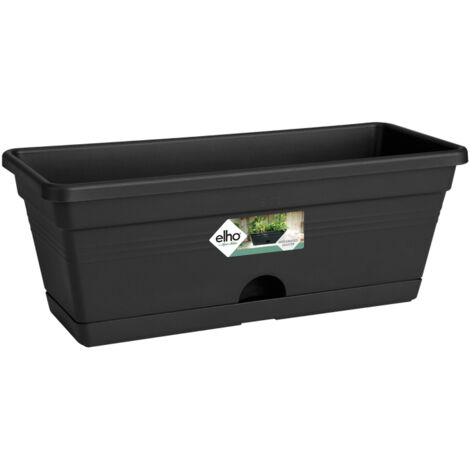 Jardinière Kit Green Basics 30cm Living Noir - Elho