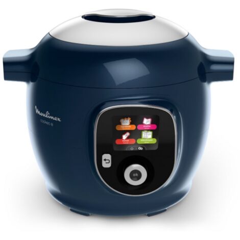 Multicuiseur Intelligent Cookeo+ Ce85f410 - 6l - 1600w - Bleu - 150 Recettes Préprogrammées