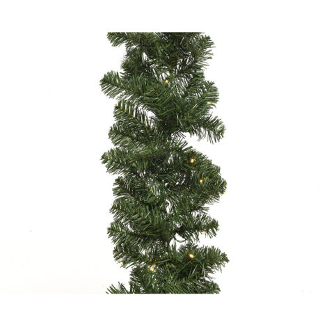 Guirlande Impériale, Clignotant, 50 Leds, 270x12cm, Blanc Chaud. Lumineo (1/2)