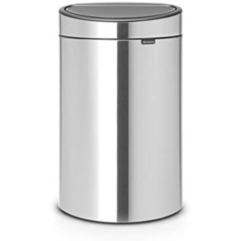 Poubelle Tri Sélectif 23 L + 10 L Matt Steel - Touch Bin - Brabantia (1/5)