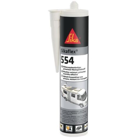 Colle de montage Sikaflex®-554 blanc 300 ml