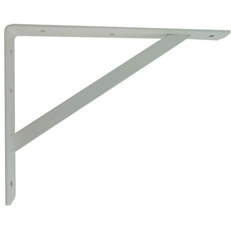 équerre Renforcée Plm04 Blanche Support Mural Renforcé Blanc 400x280mm - Micel