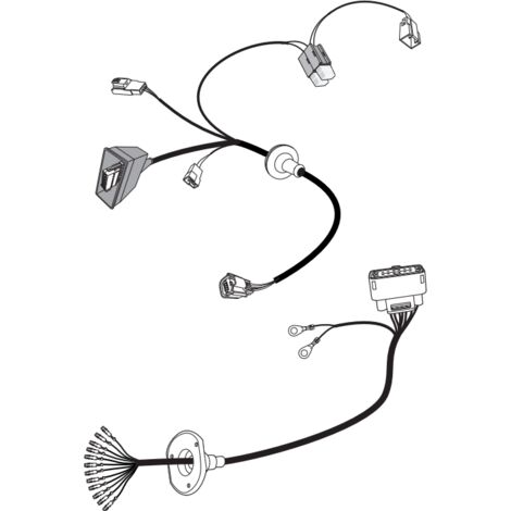 Faisceau Jaeger 13b Pour Ford Transit/custom Avec Precablage Du 06/16 Au 05/19 - Jaeger