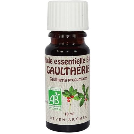 Huile Essentielle 10 Ml Gaultherie - Bio - Ceven Aromes