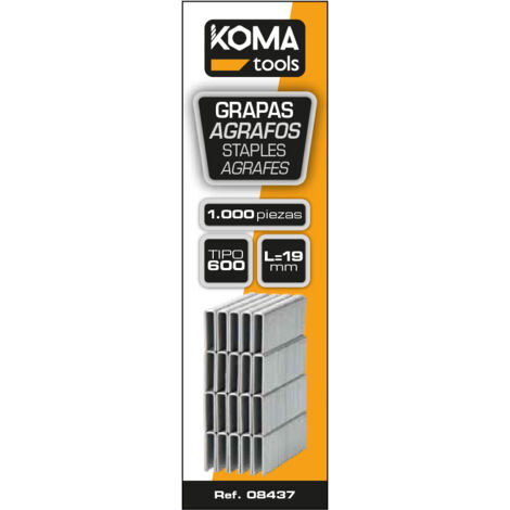 Agrafes Multi-usages Type 600 19 Mm 1000 Unités (1/2)