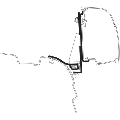 Adaptateur Omnistor 4200 Vw T5/t6 Minivan Reimo Multi Rail Swb - Thule