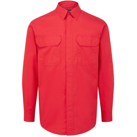 Chemise Bizflame Plus - Taille Xxxl - Rouge - Portwest