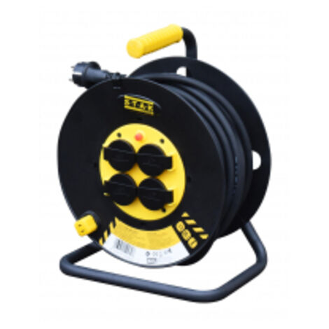 Enrouleurs Electriques Ip44 Câble Ho7 - F3g2.5mm2 Longueur 40 Mcâble H07rn-f3g2.5mm2poids 9,9 Kg