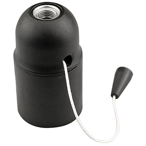 Douille De Lampe De Montage Sur Plaque Arrière ElekTek - Cache-fil Avec Vis Mâle De 10 Mm - Compatible Douille E27 - Laiton/Bronze/Chrome