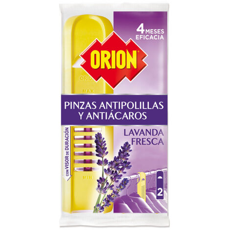Pinces anti-acariens et anti-mites, parfum lavande, 3+1 gratuit