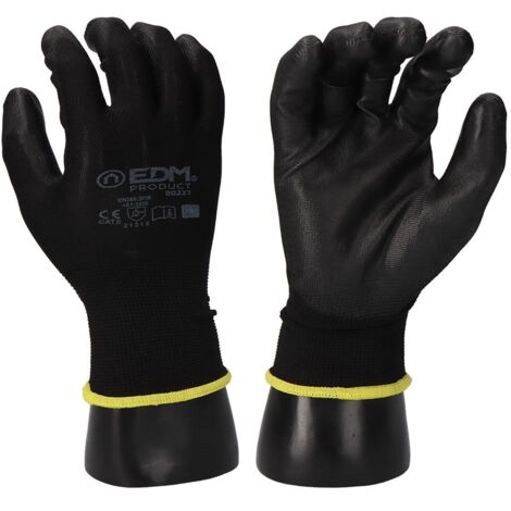 EDM – Gant de manutention polyester taille 10 – Norme EN 420 – Respirant pour travaux légers – Confort et dextérité optimisés (1/4)
