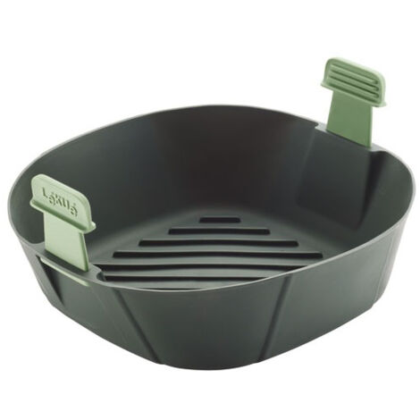 Lékué Panier gris pour Airfryer cuisson saine silicone (1/5)