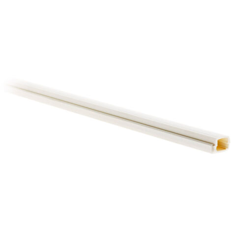 Goulotte Pour Câble Tv (blanc 9016) 10 X 16 Blanc 2 Mètres (1/3)